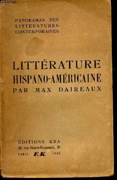 LITTERATURE HISPANO-AMERICAINE.