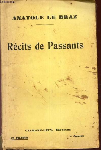 RECITS DE PASSANTS.