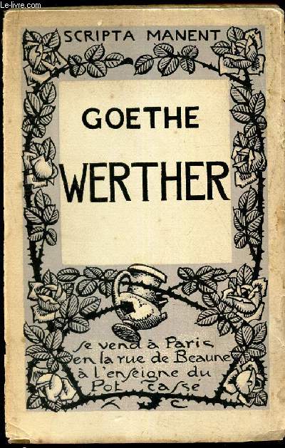 GOETHE - WERTHER.