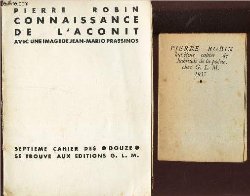 CONNAISSANCE DE L'ACONIT - 7e cahier des DOUZE. + 