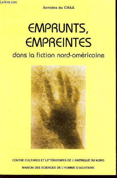 EMPRUNTS, EMPREINTES DAS LA FICTION NORD-AMERICAINE