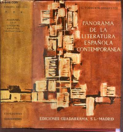 Panorama de la literatura espanola contemporanea (T 3).