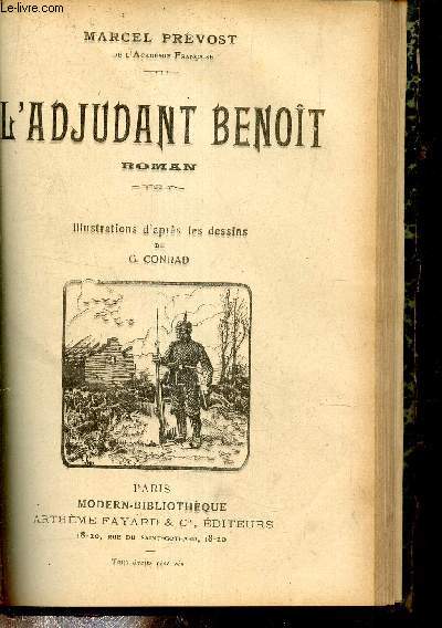 L'ADJUDANT BENOIT - ROMAN.