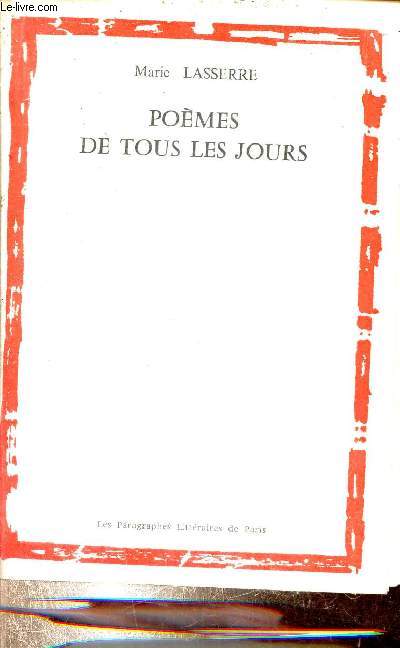 POEMES DE TOUS LES JOURS.