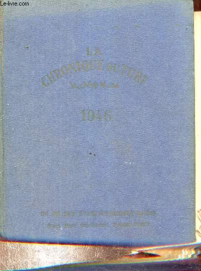 Annuaire de la chronique du Turf 1946 - 73me anne.