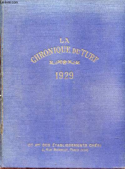 Annuaire de la chronique du Turf 1929 - 56me anne.