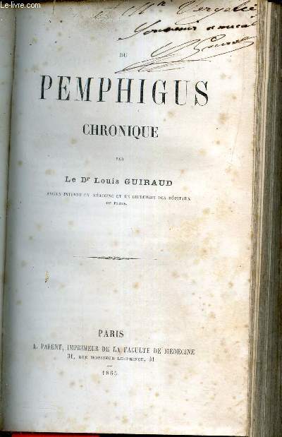 Du pemphigus chronique.