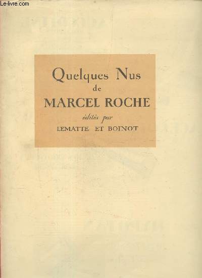 Quelques nus de Marcel Roche - 4 dessins.