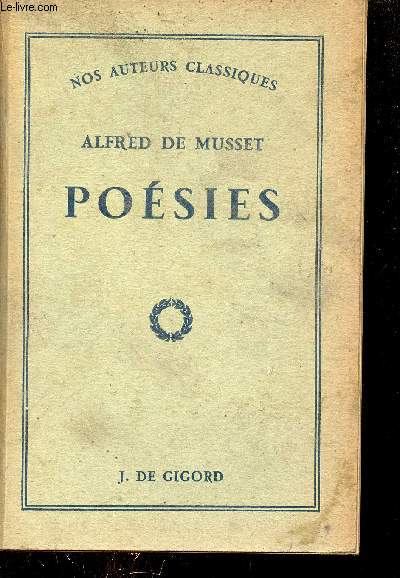 Choix de pomes - Collection nos auteurs classiques.
