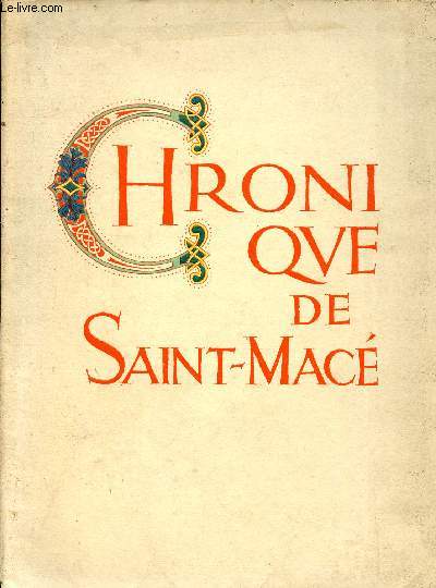 Chronique de Saint-Mac.