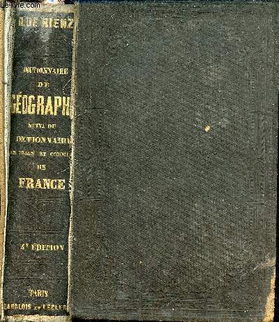 Dictionnaire usuel et scientifique de gographie 4e dition + Dictionnaire des villes et communes de France.