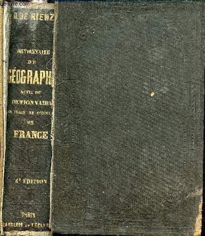 Dictionnaire usuel et scientifique de gographie 4e dition + Dictionnaire des villes et communes de France.