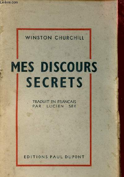 Mes discours secrets.