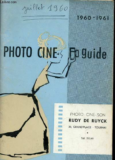 Photo cin guide 1960-1961 - Photo cin son Rudy de Ruyck Tournai.