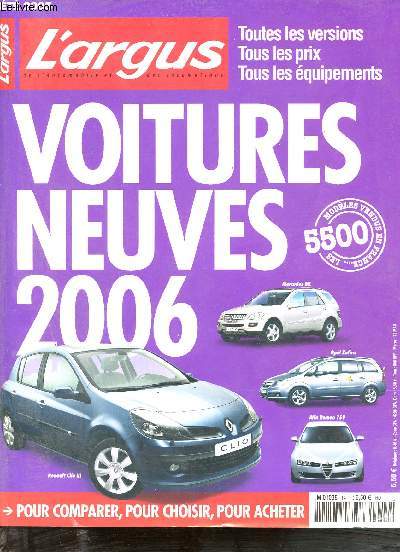 L'argus de l'automobile et des locomotions t 2005 .