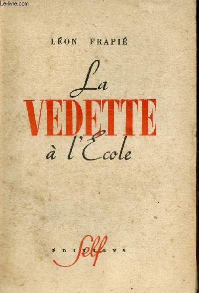 La vedette  l'cole.