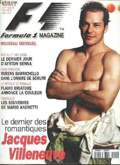 Formule 1 magazine n2 avril 2001 - Paddock confidences - potins du circuit Jane Nottage - clichs instantans - portrait Rubens Barrichello - a btons rompus Flavio Briatore - rencontre Philipe Gurdjian - mode d'emploi les stratgies de course etc.