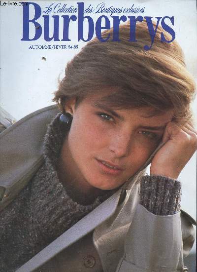 Catalogue : La collection des boutiques exclusives Burberrys automne/hiver 1984-1985.