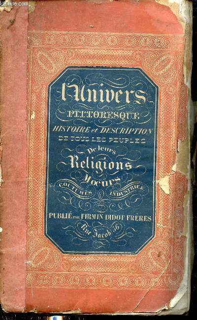 L'univers - Histoire et description de tous les peuples - France - Annales historiques - Tome premier.