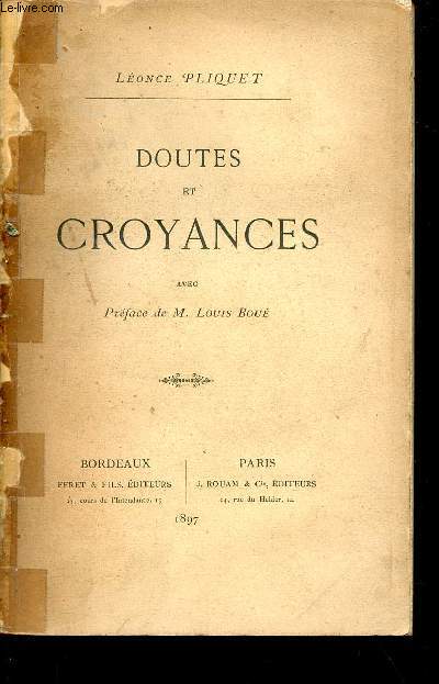 Doutes et croyances.