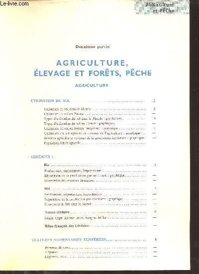 Documents sur Agriculture, levage et forts, pche.