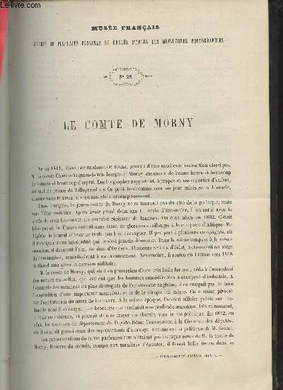 Le Muse Franais portraits des contemporains dessins d'aprs les meilleurs photographies - 1862 - Le Comte de Morny.