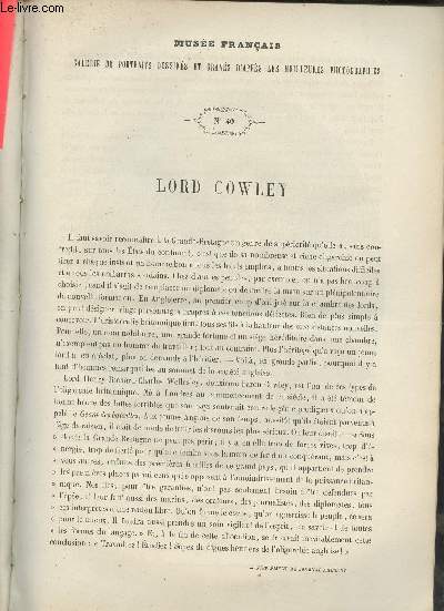 Le Muse Franais portraits des contemporains dessins d'aprs les meilleurs photographies - 1862 - Lord Cowley.