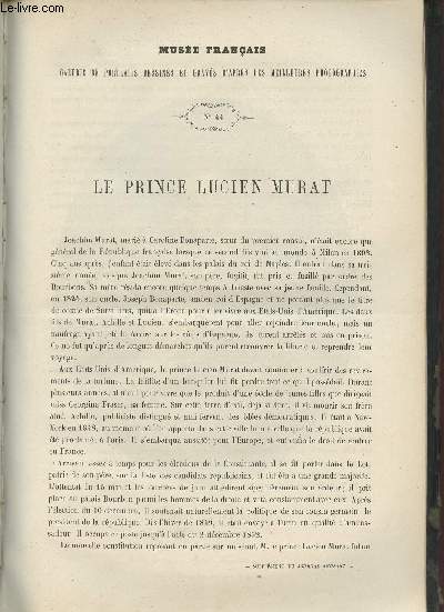 Le Muse Franais portraits des contemporains dessins d'aprs les meilleurs photographies - 1862 - Le Prince Lucien Murat.