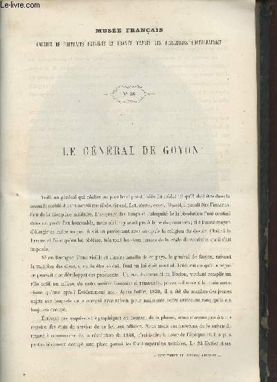 Le Muse Franais portraits des contemporains dessins d'aprs les meilleurs photographies - 1862 - Le Gnral de Goyon.