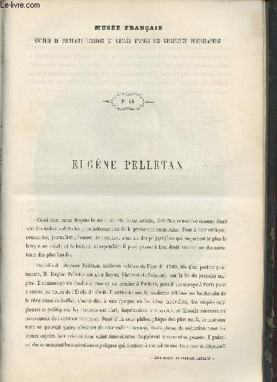Le Muse Franais portraits des contemporains dessins d'aprs les meilleurs photographies - 1862 - Eugne Pelletan.