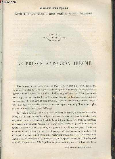 Le Muse Franais portraits des contemporains dessins d'aprs les meilleurs photographies - 1862 - Le Prince Napolon Jrme.