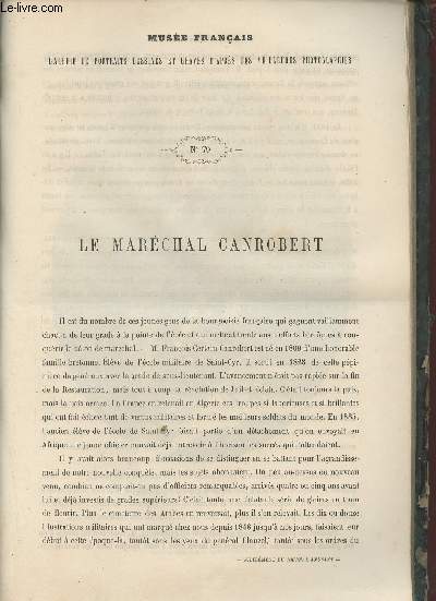 Le Muse Franais portraits des contemporains dessins d'aprs les meilleurs photographies - 1862 - Le Marchal Canrobert.