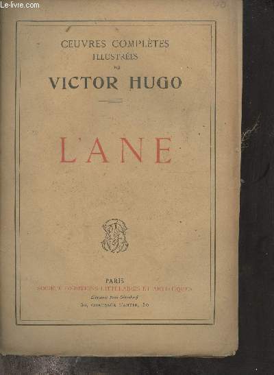 Oeuvres compltes illustres de Victor Hugo - L'ane.