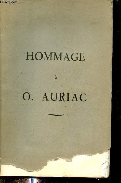 Hommage  O.Auriac.