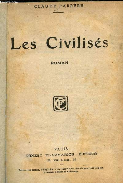 Les Civiliss - Roman.
