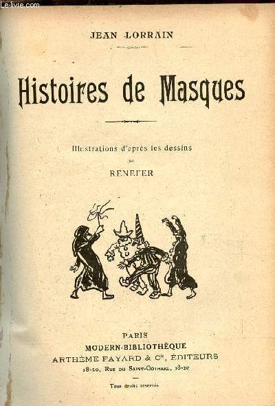 Histoires de Masques.