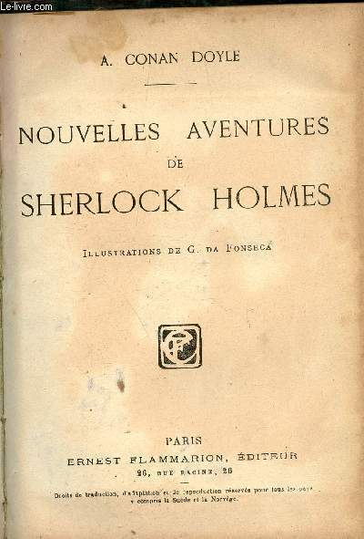 Nouvelles aventures de Sherlock Holmes.