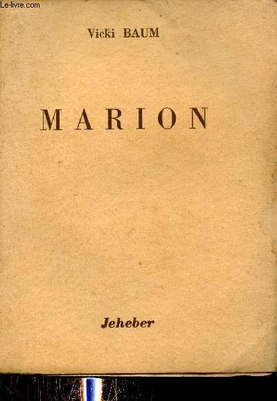 Marion - Roman.