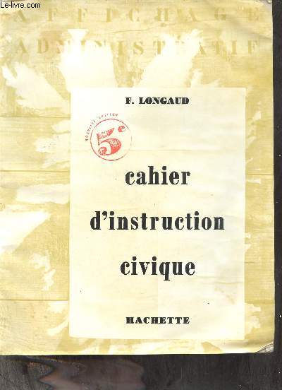 Notre dpartement cahier d'instruction civique - 5e.