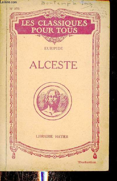 Alceste - Collection les classiques pour tous.