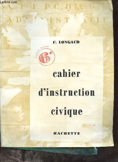 Notre commune cahier d'instruction civique 6e.