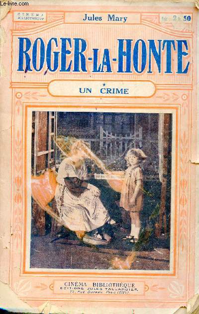Roger-la-honte - Tome 1 : Un crime - Collection cinma bibliothque.