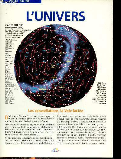Plaquette dpliante : L'univers - Petit guide n26.