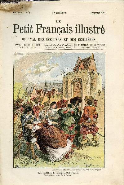 Le Petit Franais illustr journal des coliers et des colires n8 12e anne 20 janvier 1900 -