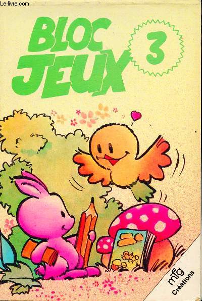 Bloc jeux n3 - Vous trouverez des coloriages, charades, devinettes, point point, jeux des 7 erreurs, puzzles.