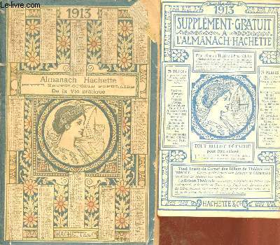 Almanach Hachette 1913 - Petite Encyclopdie Populaire de la Vie Pratique.