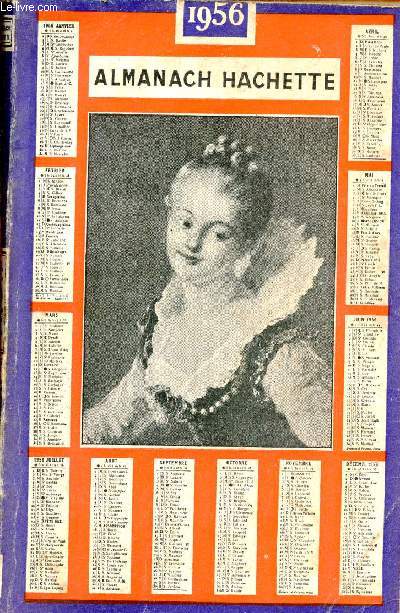 Almanach Hachette 1956.