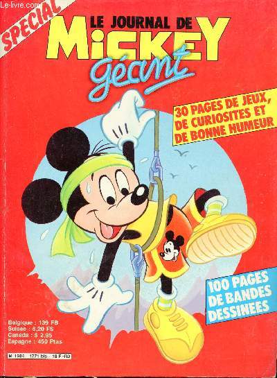 Journal de Mickey - Spcial Gant hors srie n1771 Bis - Une augmentation miraculeuse - a magicien, magicien et demi - un cauchemar qui sert de leon - Donald dans la lune - Hiawatha n'est pas si naf - Donald a de la poigne etc.