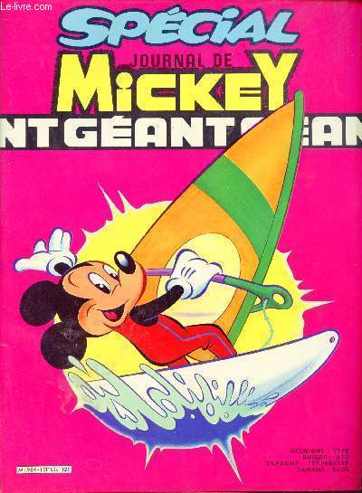 Journal de Mickey - Spécial Géant - Un rude combat - Dingo homme du monde - Mickey aime le calme - Onc'Donald et les insectes géants - Grand Loup hérite - l'argent ne fait pas le bonheur - le cavalier fantôme - rien à faire etc.