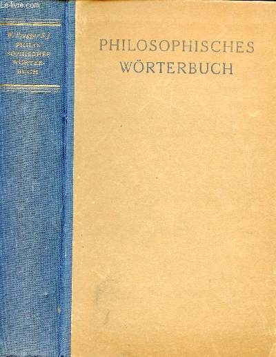Philosophisches Wrterbuch.